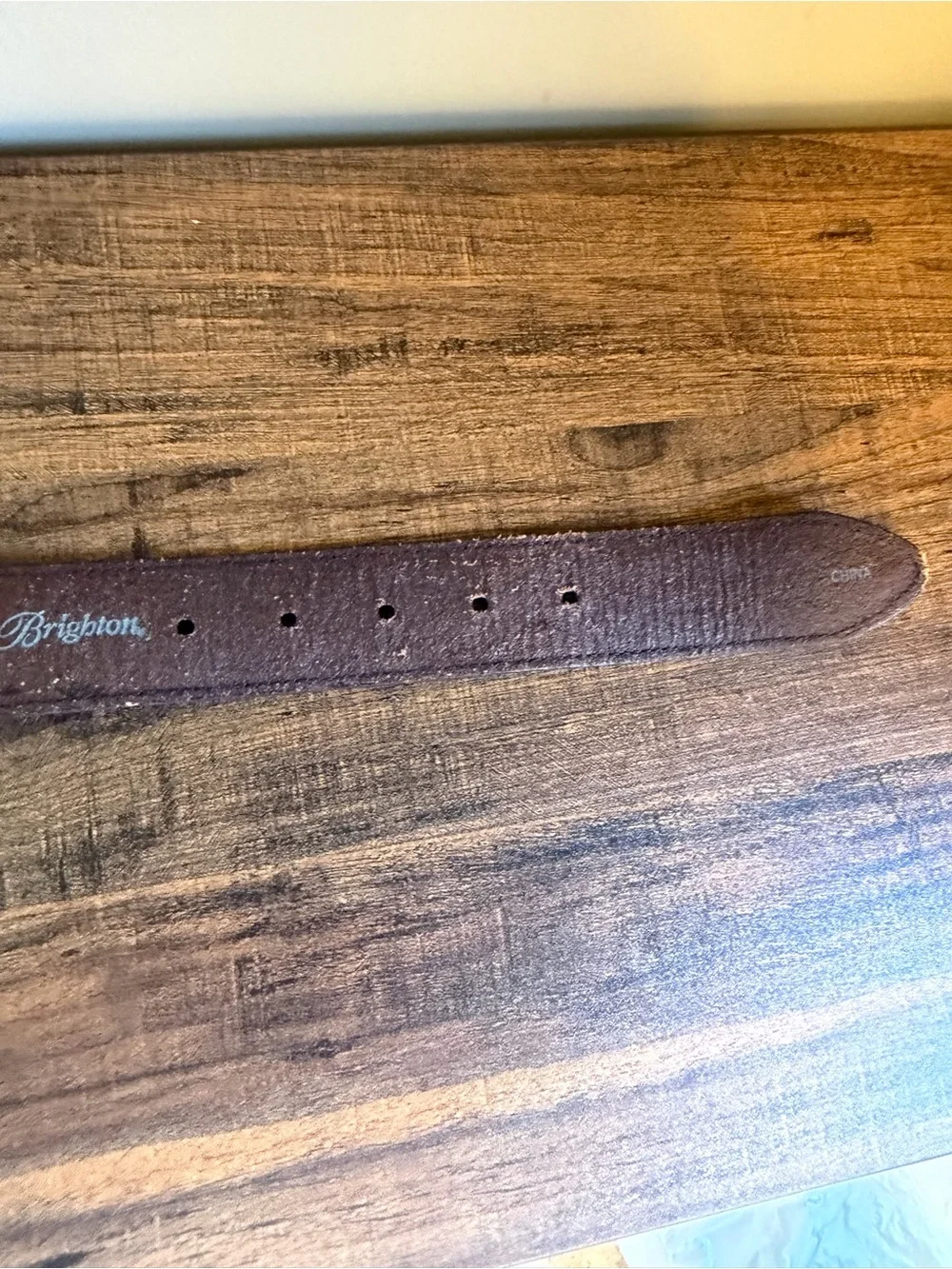 Brighton Brown Leather Belt Size M